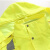 冬款加绒户外交通警示高速反光加厚加棉袄雨衣保暖防寒防风察成人男 荧光黄棉衣 上衣 XL