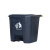 星工（XINGGONG） 脚踏垃圾桶 工业商用大号环保垃圾桶商场脚踩塑料垃圾箱定制 灰色灰盖 30L