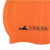 英发（YINGFA） Yingfa英发泳帽　内颗粒防滑游泳帽 硅胶泳帽 橙色