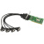 宇泰高科（utek） 工业级PCI转4口RS232串口卡接口保护串口COM扩展卡配串口线UT-764