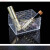 日本进口 inomata创意办公桌面文具收纳盒 笔筒化妆品小物件整理盒 配饰装饰品收纳盒 透明宽型1个