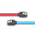 TaoTimeClub 高速2.0-3.0数据线连接转换线3串口线6Gb/s延长线 3.0两头直头蓝色40CM