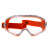 成楷科技（CK-Tech）劳保眼镜 CKY-EF21-OR 车间工作防尘防冲击防风镜 桔框透明片 1副