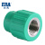 公元（ERA）管道优家绿色PPR水管内螺纹管套阴螺纹内丝直接头内丝管 20X1/2