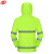 谋福 荧光绿安全反光条分体雨衣雨裤服装套装 男女分体骑行 YGL01 L-170