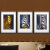 KINGART轻奢客厅装饰画餐厅北欧挂画 卧室三联画办公室有框画壁画墙画 地中海风景街景船抽象S78 斑马一套3联价格 40*60