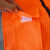 海华 反光背心 网眼透气可印字反光衣马甲多袋建筑工地施工年检 荧光橙
