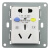 南岛 漏电保护器插座16A大功率电器空调热水器86型面板五孔BL5B-16A 白色