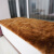 缘爱飘窗垫定做冬季欧式真皮羊毛沙发坐垫防滑羊毛绒沙发垫飘窗 咖啡色 60*60cm