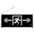 谋福CNMF安全出口消防指示灯LED新国标消防应急灯 安全出口疏散指示牌紧急通道标志灯（单面双向）80784