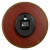 汉时欧式中式挂钟现代卧室客厅家用时钟实木田园简约时尚石英钟表HW17 棕色印花14寸