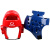 溥畔跆拳道头盔加厚儿童成人护头高密度一次成型EVA内胆跆拳道面罩护 竞派红色 M号(140-160CM)