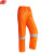 谋福 安全反光分体雨衣套装  户外骑行 环卫道路铁路施工工作服 橙色YGC01 170(XL)