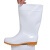 白色雨鞋中筒 耐油防滑雨靴 耐酸碱牛筋底胶鞋 卫生靴耐磨 中筒雨靴 38