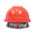 邦安08V透气安全帽ABS材质建筑工地安全帽施工帽符合GB2811-2007国标符合国标可印刷可印字 红色