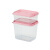 韩国进口 CIMELAX 食品级塑料保鲜盒 果蔬保鲜 长方形家用厨房收纳盒 2盒*1