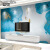 蓝鱼（LANYU）电视背景墙壁纸墙布无缝墙纸新中式水墨客厅卧室定制壁画 加厚整张-无纺布
