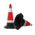 橡胶路锥反光锥路障锥雪糕筒锥形桶警示柱交通设施公路安全锥三角 红白专用车位