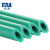 公元优家ppr冷热水管材管进口原料ppr热熔上水管绿色双层PPR给水管 (6分管)D25*4.2壁厚 双层 1米