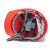 邦安08V透气安全帽ABS材质建筑工地安全帽施工帽符合GB2811-2007国标符合国标可印刷可印字 红色