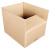 大号搬家纸箱 加厚特硬瓦楞纸箱打包箱包装箱收纳箱 5层特硬 60*40*50cm(无扣手)5只装