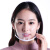 伏兴 透明口罩 餐饮微笑口罩 酒店餐厅食品卫生口罩 防雾口罩 10只装 FX515