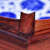 名木香府 青花瓷红木工艺品红酸枝木烟灰缸 红木创意个性复古烟灰缸 套装 青花瓷红木烟灰缸