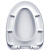 海立819脲醛v型马桶盖通用老式坐便器垫圈上装缓降加厚座厕所板子配件