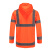 安美尚（ams）UB-006橘红色救援服安全执勤环卫公路道路雨衣防水工作服分体套装S码1套定做