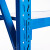 易存货架仓储重型仓库货物架库房储物架置物架展示架子 蓝色四层主架 120X50X200cm 300kg /层