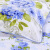 富安娜家纺 床上用品四件套纯棉全棉床品套件床单被套 印花单双人 芳菲四月 1米5/1米8床(203*229cm)蓝色
