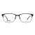 HUGO BOSS雨果博斯黑色钛金属镜圈眼镜架板材镜腿 0808/F QIL 56MM