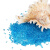 森森（SUNSUN） 玻璃砂鱼缸装饰造景蓝色玻璃珠水族箱饰品底沙鱼缸造景石底砂 海蓝玻璃砂1000g