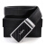南极人（Nanjiren）皮带男牛皮商务系列腰带自动扣寸三裤带MJXXBK0102黑色 加长版