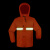 谋福 环卫反光雨衣套装 分体式 户外骑行/路政/保洁使用 XXL（165-175）