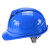 LISM安全帽 ABS材质双筋四色头盔 施工工地防砸透气工程帽 印字A7 红色拼白 一指键式调节