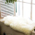 AUSKIN澳世家 飘窗垫窗台垫澳洲羊毛整张羊皮装饰沙发垫 象牙白 IY 轻奢级-1匹 60×95cm