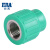 公元（ERA）管道优家绿色PPR水管内螺纹管套阴螺纹内丝直接头内丝管 20X1/2