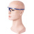 德国进口优唯斯uvex护目镜 蓝色时尚 骑行护目镜防风沙轻巧护目镜 防飞溅化学实验眼镜
