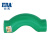 公元（ERA）管道优家PPR绿色过桥弯头弯管ppr水管4分6分1寸ppr热熔管配件配件 D20(4分)