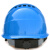 海华（HAIHUA）高强度电力安全帽 工地工程施工 领导头盔 免费印字A3 蓝色 旋钮式调节