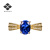 HIVENGI/海梵纪 1.43克拉坦桑石戒指 18K黄金镶嵌钻石彩色宝石女戒 坦桑石戒指（拍下备注定制码数）