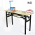 迈亚家具办公家具折叠桌长条桌子折叠学习电脑桌子E1级环保 单层 80X40X75cm