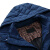卡帝乐鳄鱼 CARTELO 羽绒服男休闲时尚纯色连帽保暖外套 16002KE1508 桔色 3XL