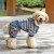 楚克奇（CHUKCHI）狗狗衣服小型犬宠物服装小狗四腿秋冬服装泰迪比熊烂漫迷彩牛仔 军绿色 M-中型4-6斤