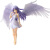 Angel Beats 立华奏 天使的心跳 翅膀 手办模型摆件玩具礼物 天使的心跳-高19cm