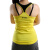 YONEX尤尼克斯羽毛球服女背心健身瑜伽无袖运动短袖 女款16290黄色 M