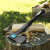 嘉丁拿（GARDENA）德国进口斧头园艺户外伐木开山劈柴斧子 多功能高碳钢双刃斧 8714型号