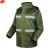 谋福 军绿色分体雨衣雨裤套装抢险救援便携式雨衣消防分体雨衣 JL01 M165
