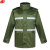 谋福 军绿色分体雨衣雨裤套装抢险救援便携式雨衣消防分体雨衣 JL01 M165